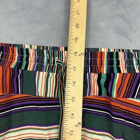 Buddha The Savannah Summer Pants Sz S Multicolor Striped Harem Yoga Flowy Hippie - Picture 9 of 10